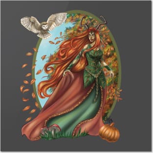 She Brings The Autumn Posters and Art